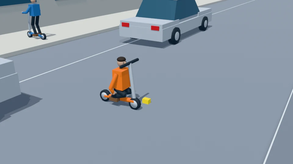 Contact check: Dropped toy box