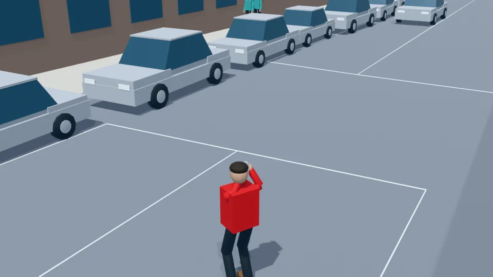 Contact check: Persistent handheld phone