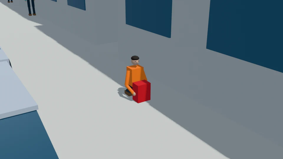 Contact check: Dropped backpack: recovered by Child 4
