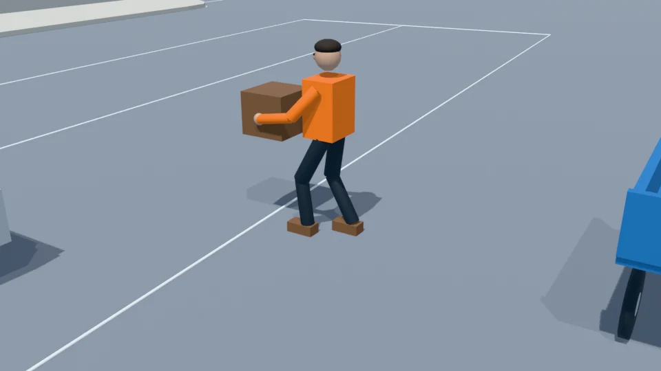 Contact check: Parcel courier and tricycle operator